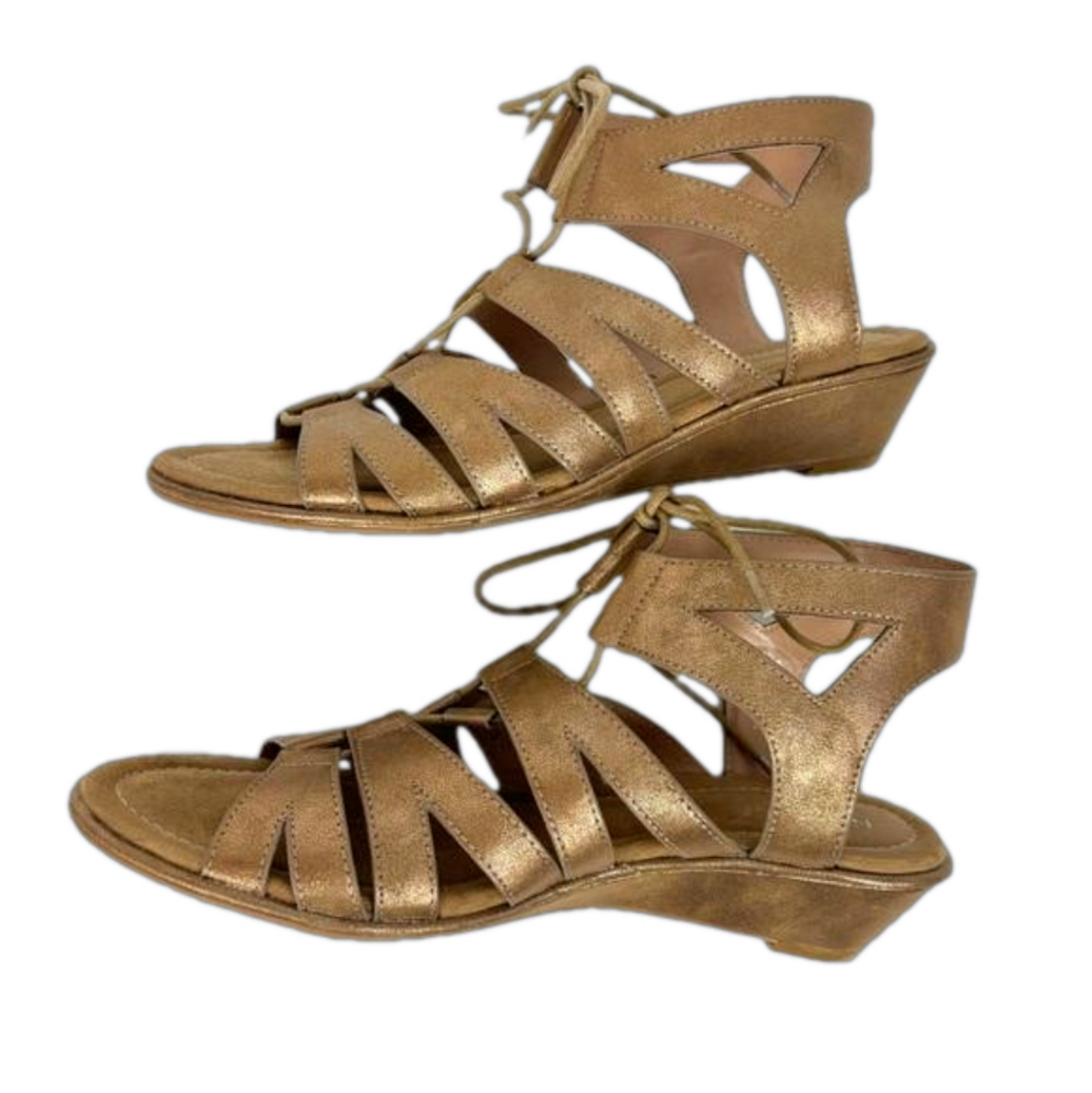 Nine West bronze/gold shoes